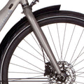 Fourche avant Cortina E-Mozzo shadow argent mat