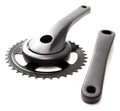 Cortina - crankstel 38t black matt
