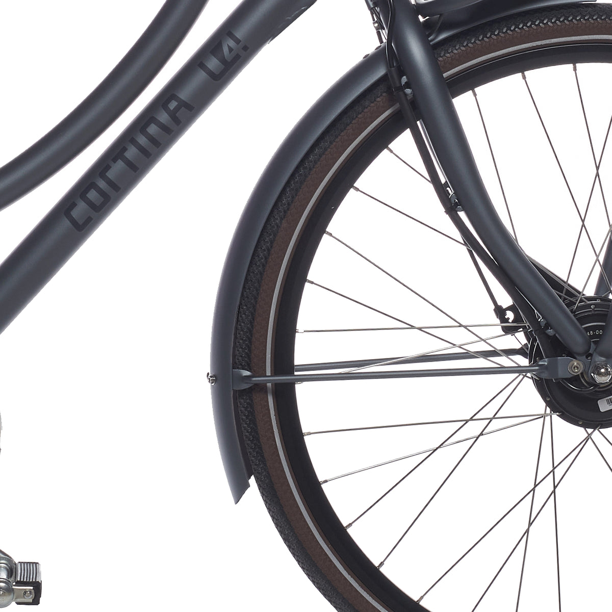 Cortina - spatbord voor 28 e-u4 irestone pearl matt