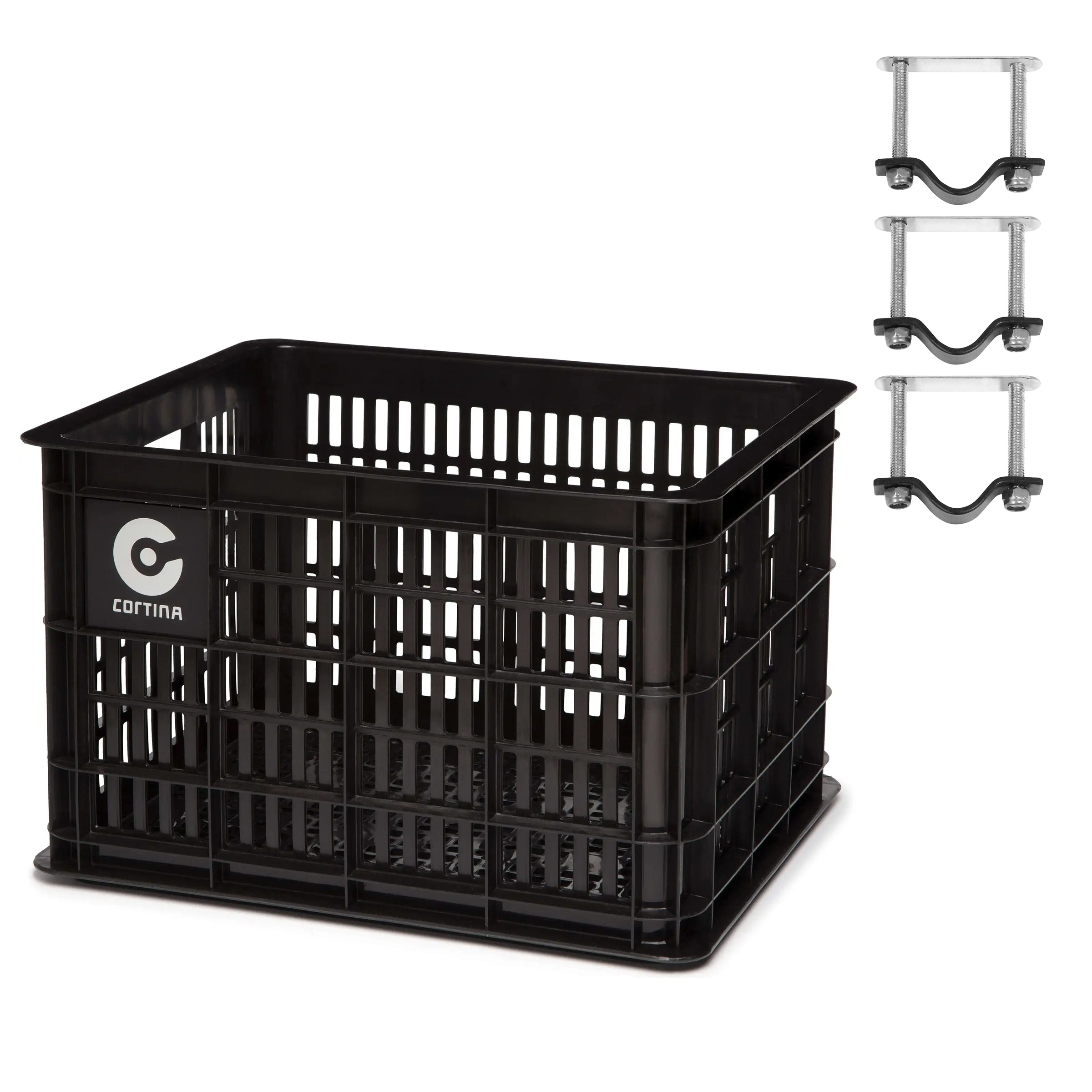 Cortina - krat dubai incl. bevestiging 295l zwart 45x35x25cm
