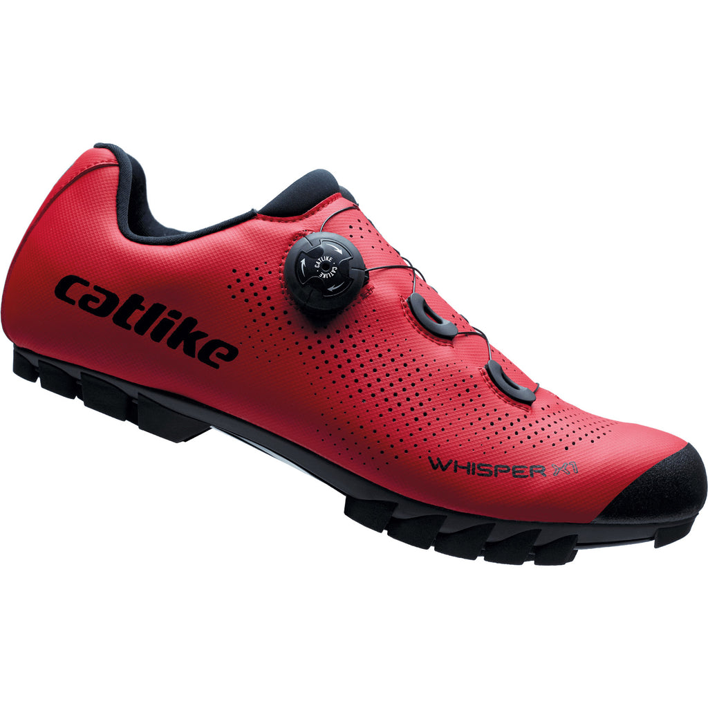 Catlike mtb schoenen whisper x1 mtb nylon maat 45 rood