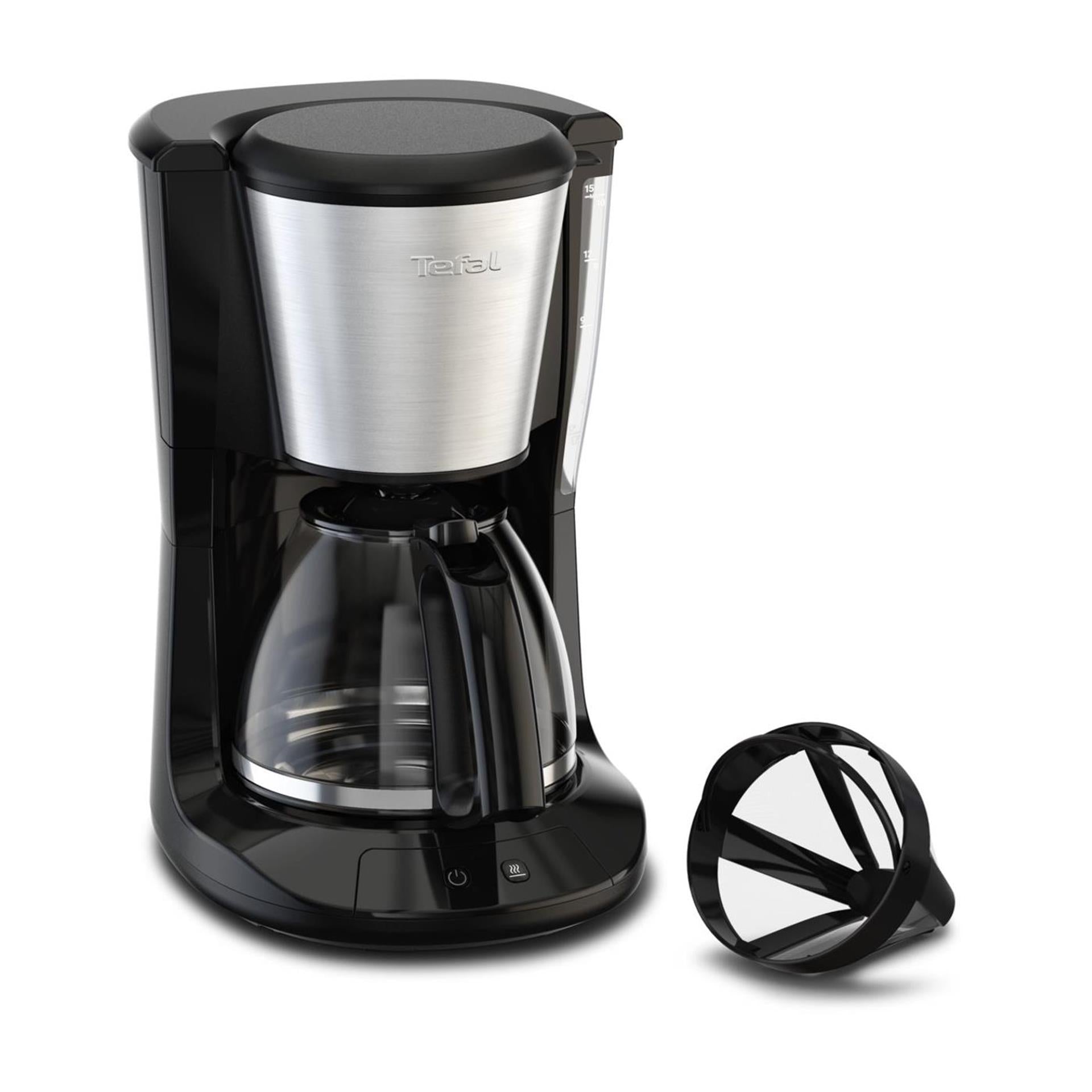 Tefal - Tefal subito rvs filterkoffiezetapparaat 125l 15-kops 1000w