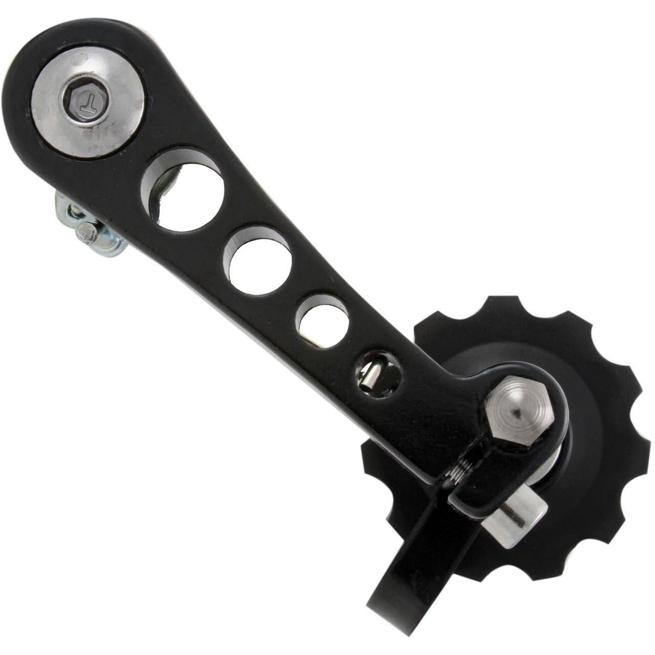 - Kettingspanneraluminium 68mm zwart BMX/Dirt/single speed