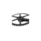 Pédalier 46t 170 mm en acier noir