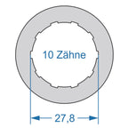 Cycplus cyclus gereedschap power.tool 2-zijdig t16 39.0 t10 27.8
