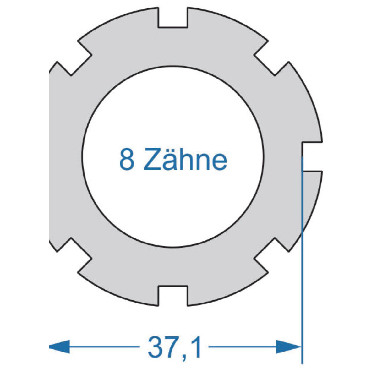 Cycplus - Cycplus gereedschap power.tool 2-zijdig t8 37.1 & t12 24.0