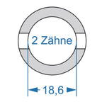Cycplus cyclus gereedschap power.tool 2-zijdig t2 18.6 t4 19.2