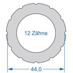 Cycplus - Cycplus gereedschap power.tool 1-zijdig t12 44.0