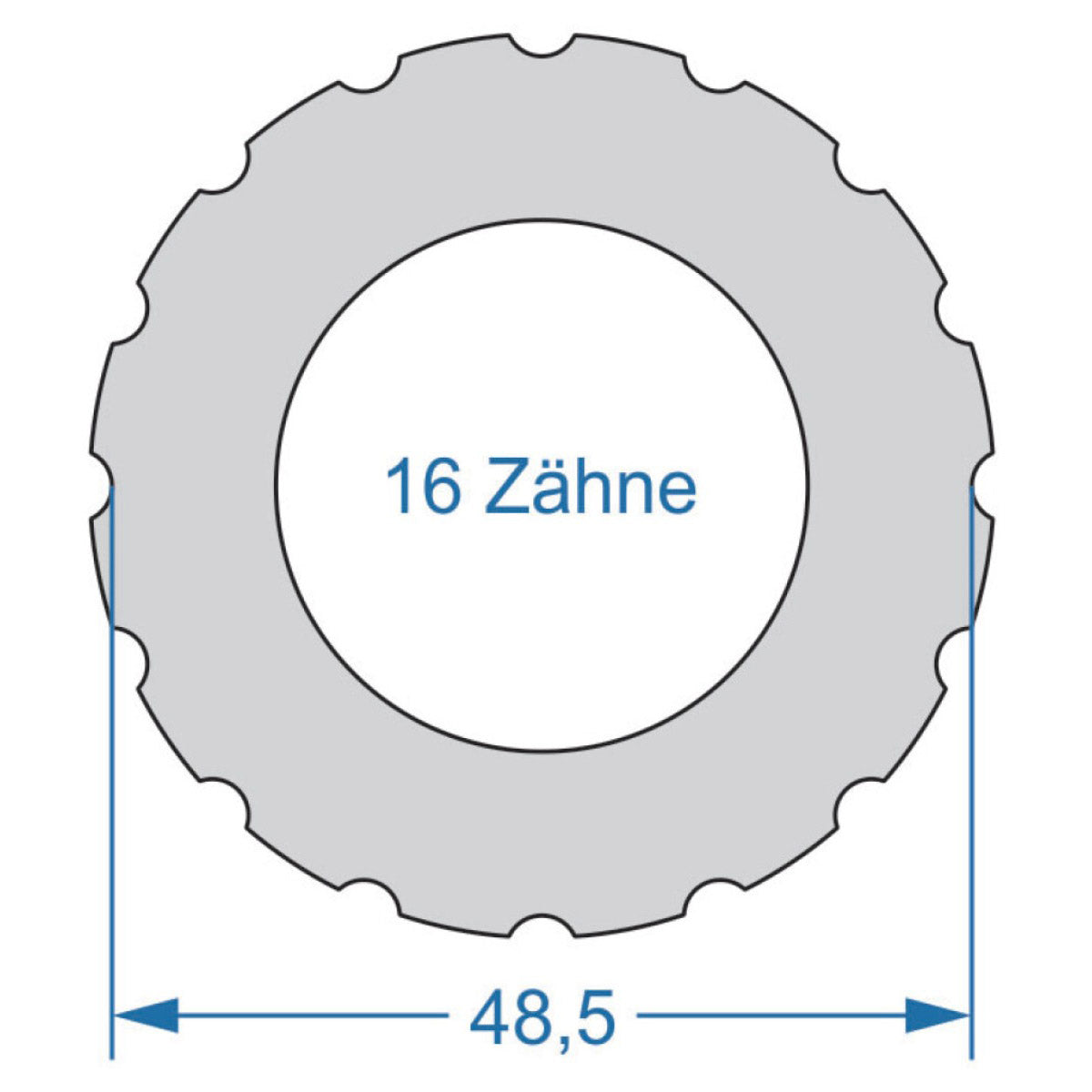 Cycplus - Cycplus gereedschap power.tool 1-zijdig t16 48.5