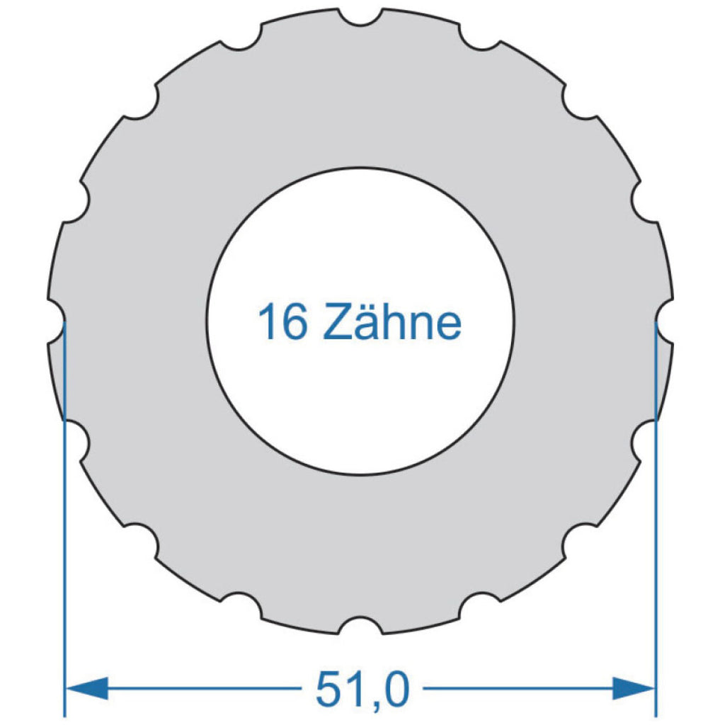 Cycplus - Cycplus gereedschap power.tool 1-zijdig t16 51.0