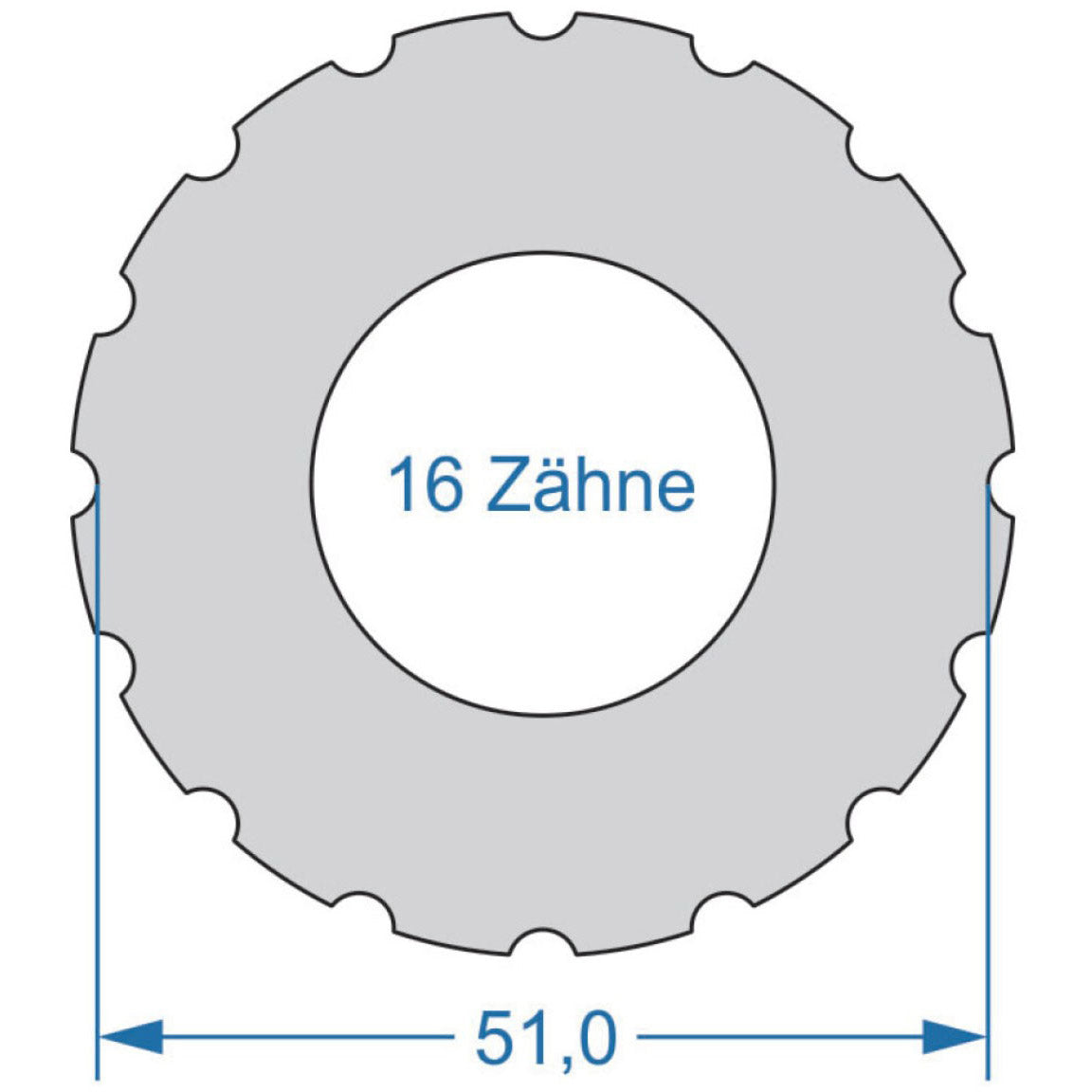 Cycplus - Cycplus gereedschap power.tool 1-zijdig t16 51.0