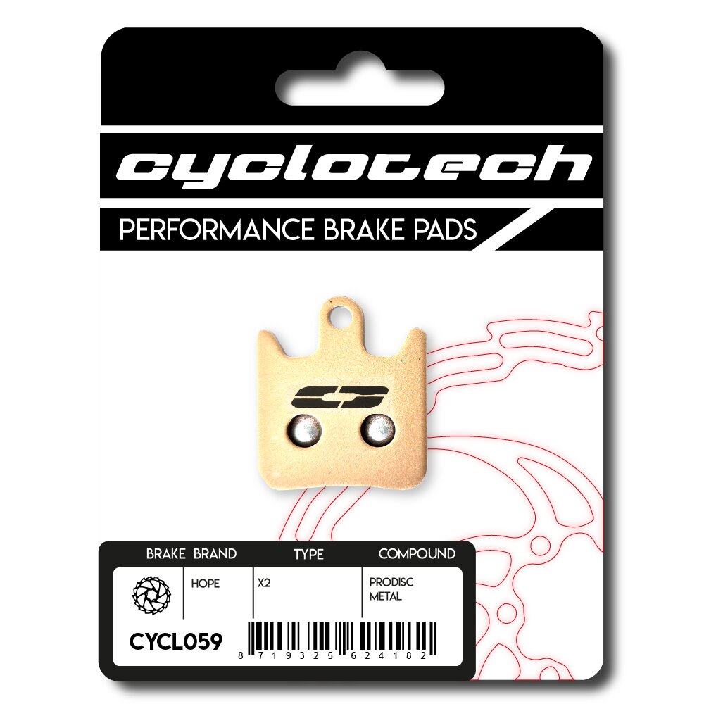 Cyclo - Cyclo Tech schijfremblok prodisc metal hope x2