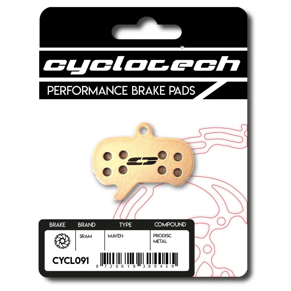 Cyclo - Cyclo Tech schijfremblok prodisc metal sram maven