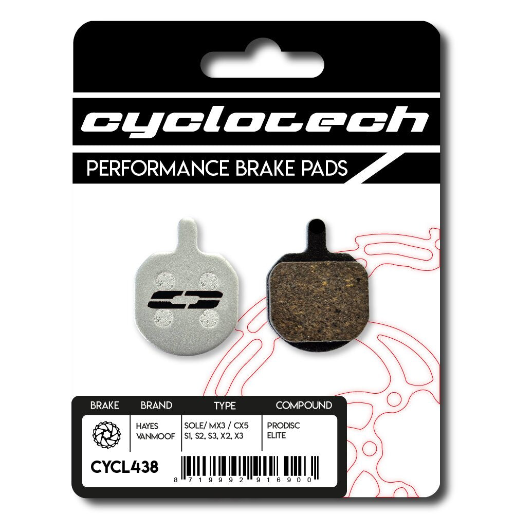 Cyclo - Cyclo Tech schijfremblok prodisc elite hayes sole