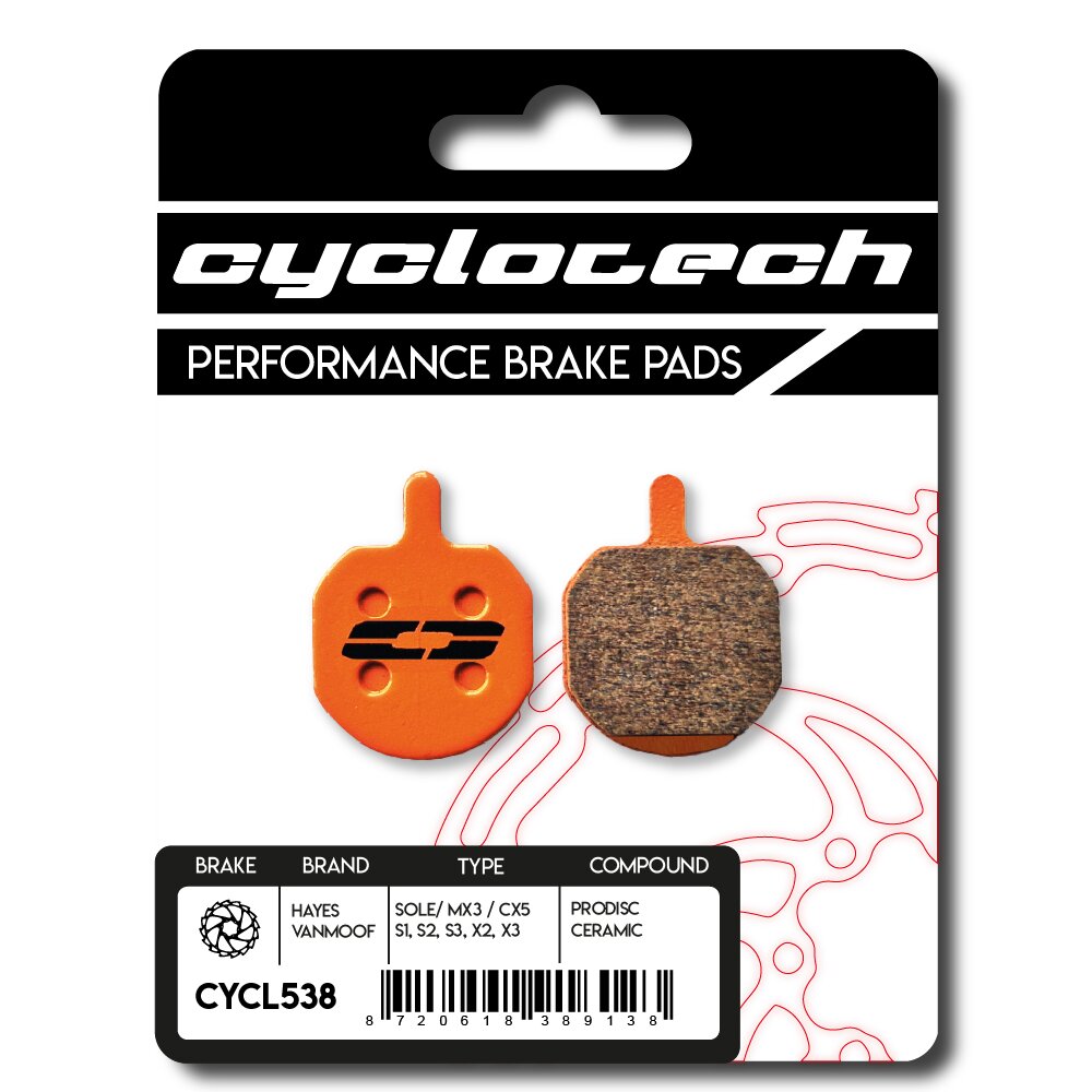 Cyclo - Cyclo Tech schijfremblok prodisc ceramic hayes sole