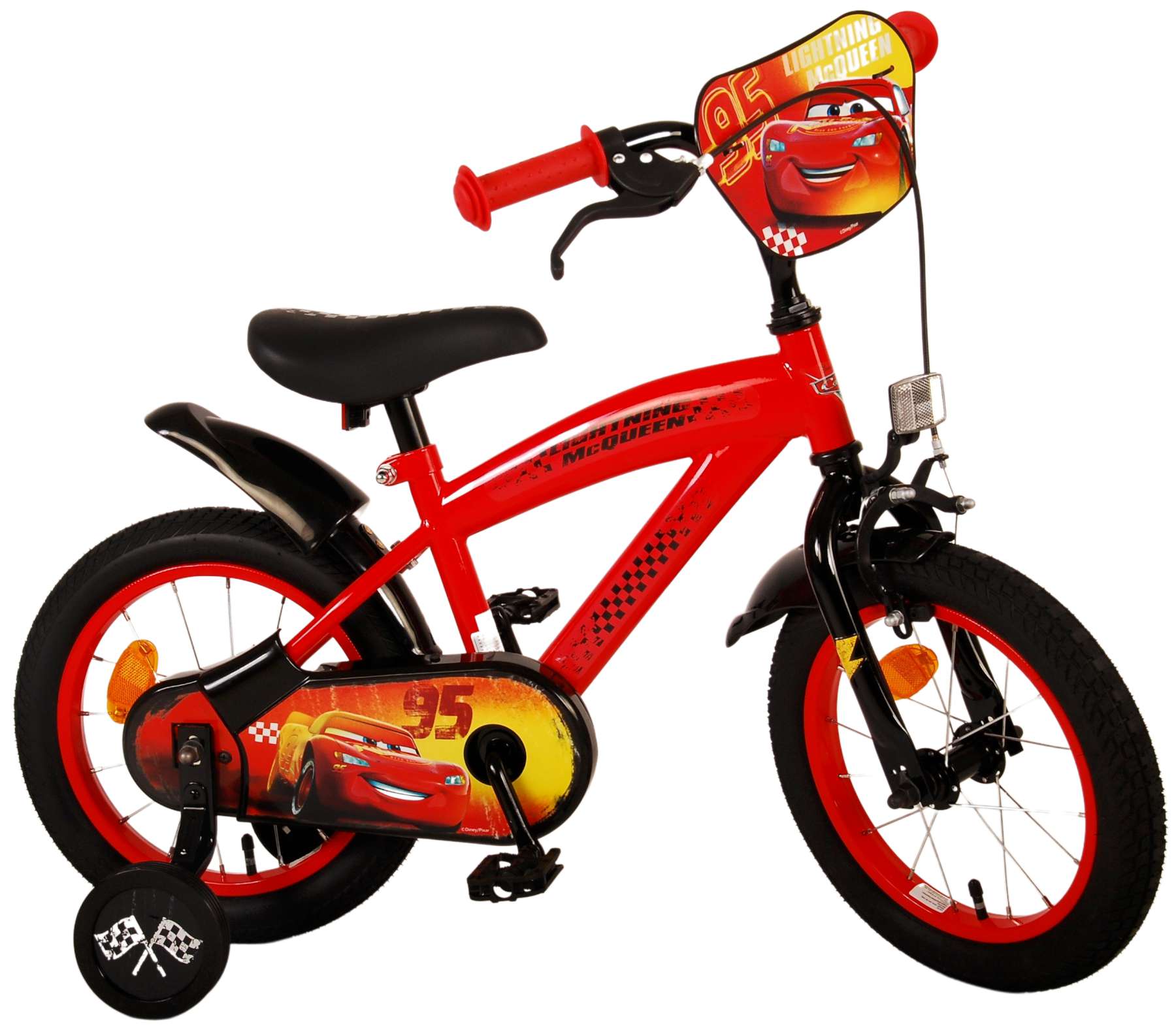 Paw Patrol Kinderfiets - Jongens - 16 inch - Rood Blauw