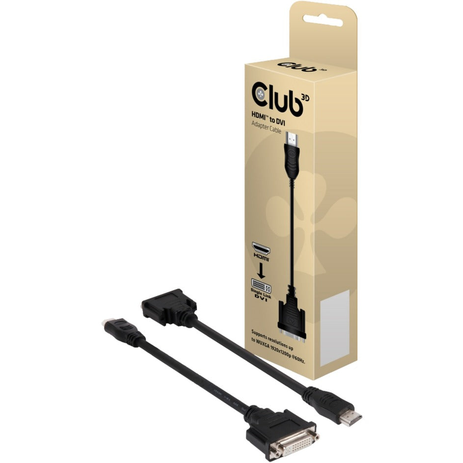 Club 3d adapter hdmi > dvi-i (single-link, retail)