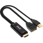 Club 3d hdmi naar displayport active adapter (0,25 meter, 4k 60 hz)