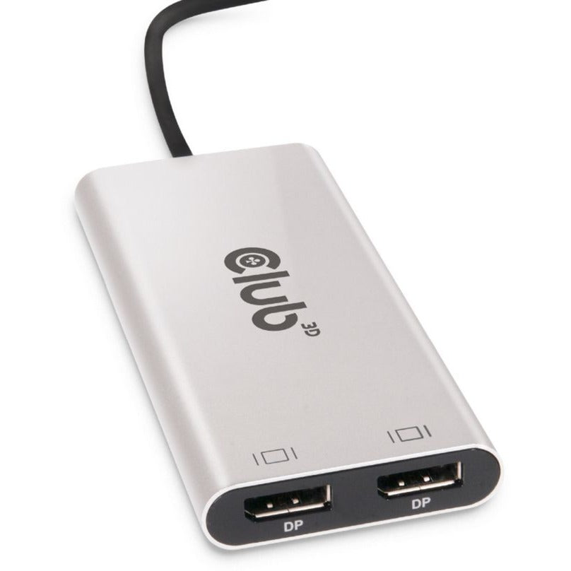 Club 3d thunderbolt 3 naar dual displayport displayport splitter