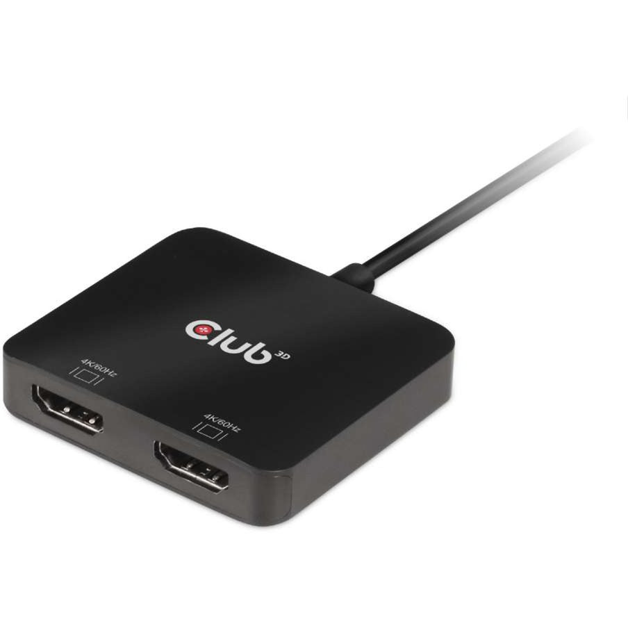 Club 3D USB-C (male) naar Dual HDMI (female) 4k 60HZ MST H