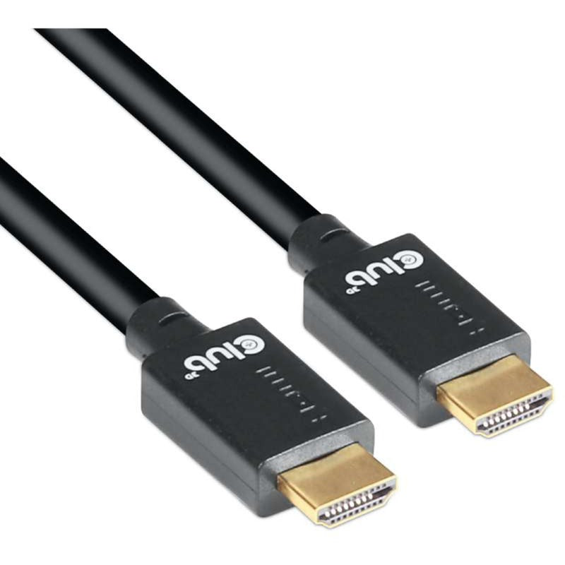 Club 3d ultra high speed hdmi kabel (zwart, 2 meter, 4k 120hz, 8k 60hz, 48gbps)