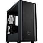 Cooler master masterbox 600 lite midi tower behuizing (zwart | 2x usb-a | 1x usb-c | rgb | tempered glass)