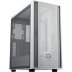 Cooler master masterbox 600 lite midi tower behuizing (wit | 2x usb-a | 1x usb-c | rgb | tempered glass)