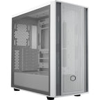 Cooler master masterbox 600 lite midi tower behuizing (wit | 2x usb-a | 1x usb-c | rgb | tempered glass)