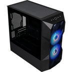 Cooler master cooler td300-kgnn-s00 td300 mesh, matx, midi-towe, argb, 3d mesh front, removable top, black
