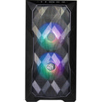Cooler master cooler td300-kgnn-s00 td300 mesh, matx, midi-towe, argb, 3d mesh front, removable top, black