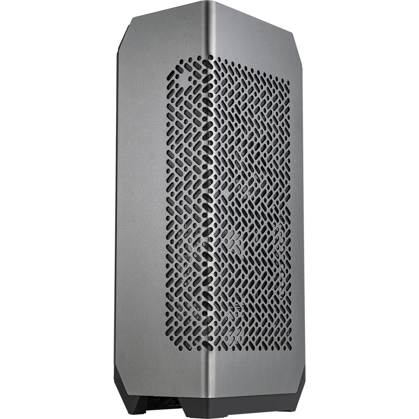 Cooler master ncore 100 max mini tower behuizing (donkergrijs | 2x usb-a | 1x usb-c)