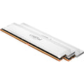 Crucial 32 gb ddr5-6000 (2x 16 gb) kit werkgeheugen (wit, cp2k16g60c36u5w, pro oc, xmp 3.0, expo)