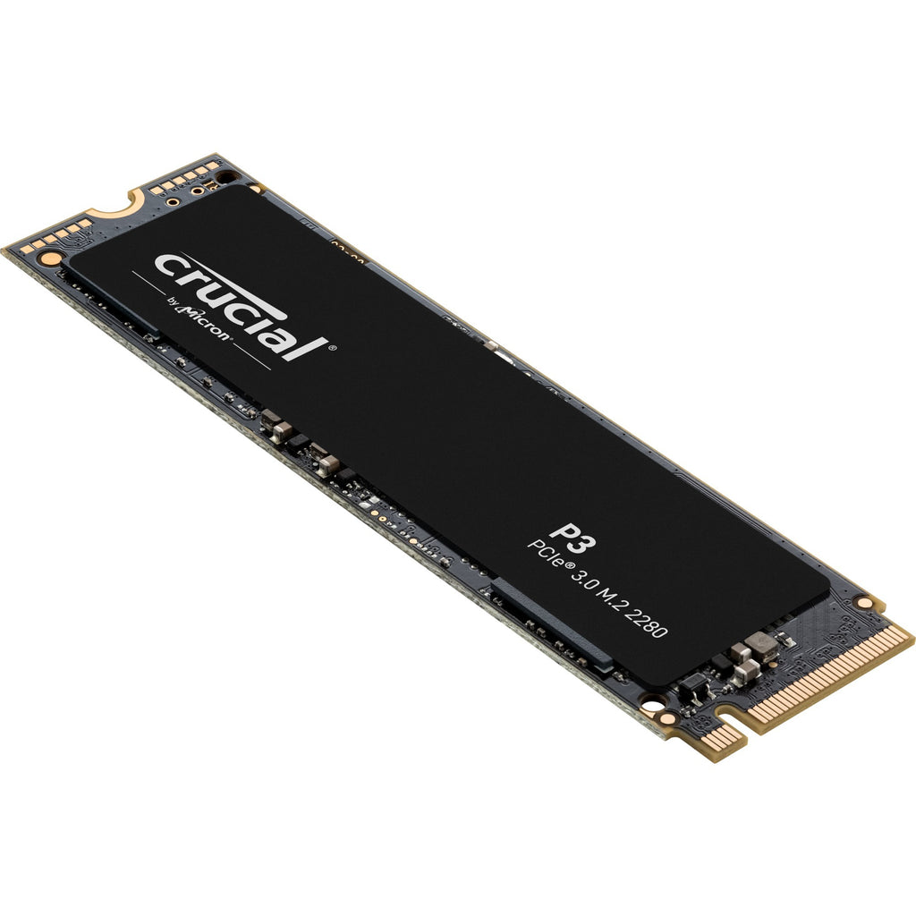 Crucial ct1000p3ssd8 p3 nvme ssd, 1 tb, m.2, pcie 3.0, 3d nand, 3500 3000 mb s, black