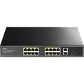 Cudy 16-port 10 100m poe+ switch