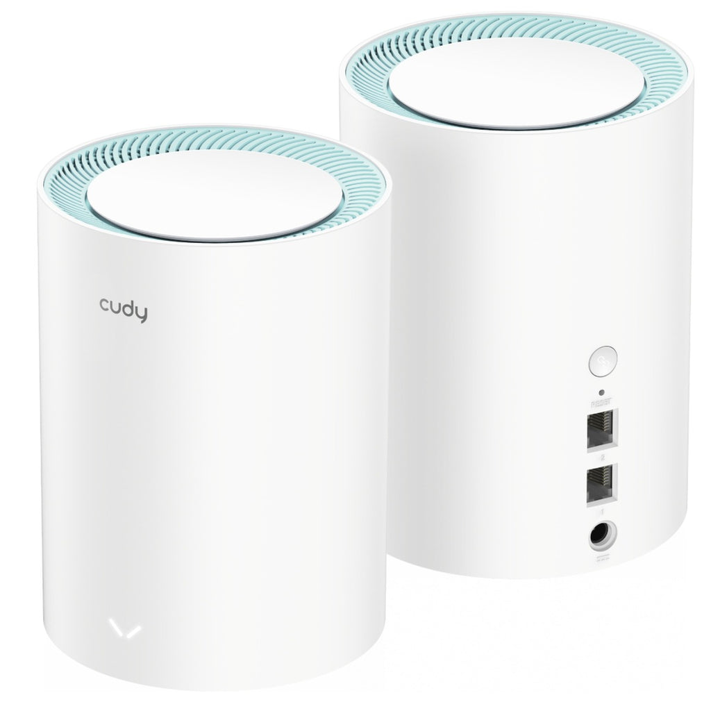 Cudy ac1200 gigabit mesh wi-fi system (3-pack) mesh router (wit)