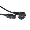 ACT - ACT 230v aansluitkabel schuko male (haaks) - c13 zwart 1.5 m
