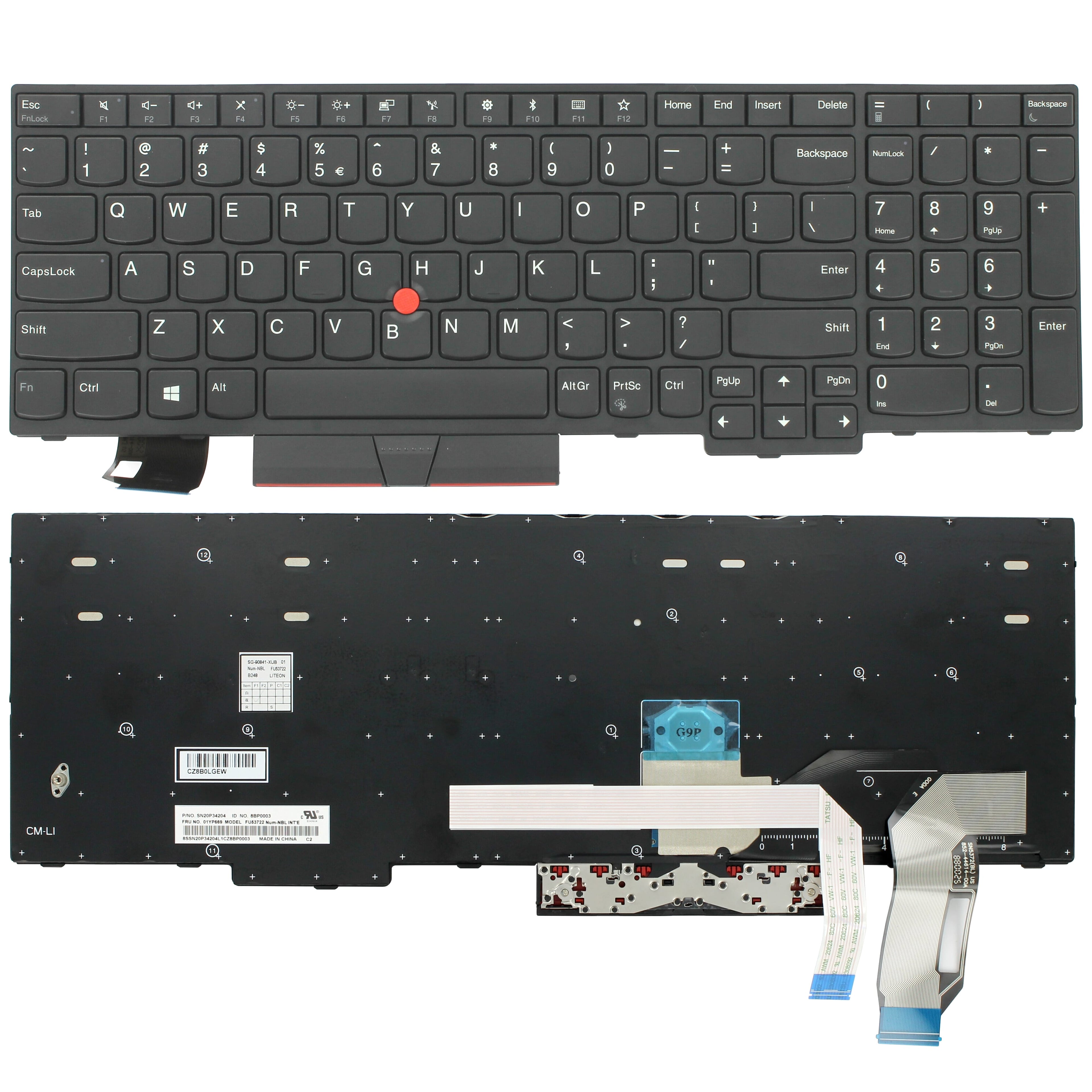 LENOVO - LENOVO laptop toetsenbord qwerty us