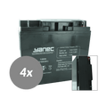 Yanec ups batterij vervangingsset rbc11 (excl. kabels)