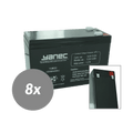 Yanec ups batterij vervangingsset rbc120 (excl. kabels)
