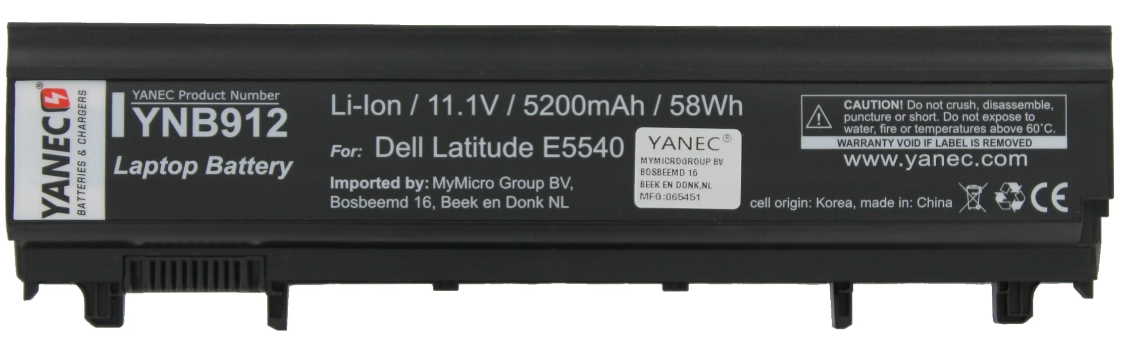 YANEC - YANEC laptop accu 5200mah