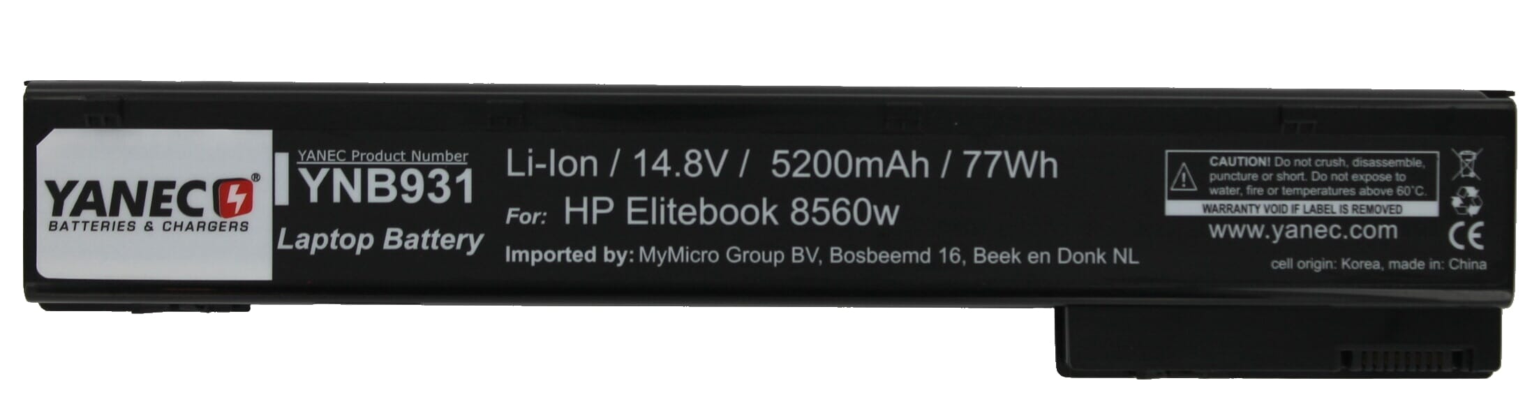 Yanec - laptop accu 5200mah
