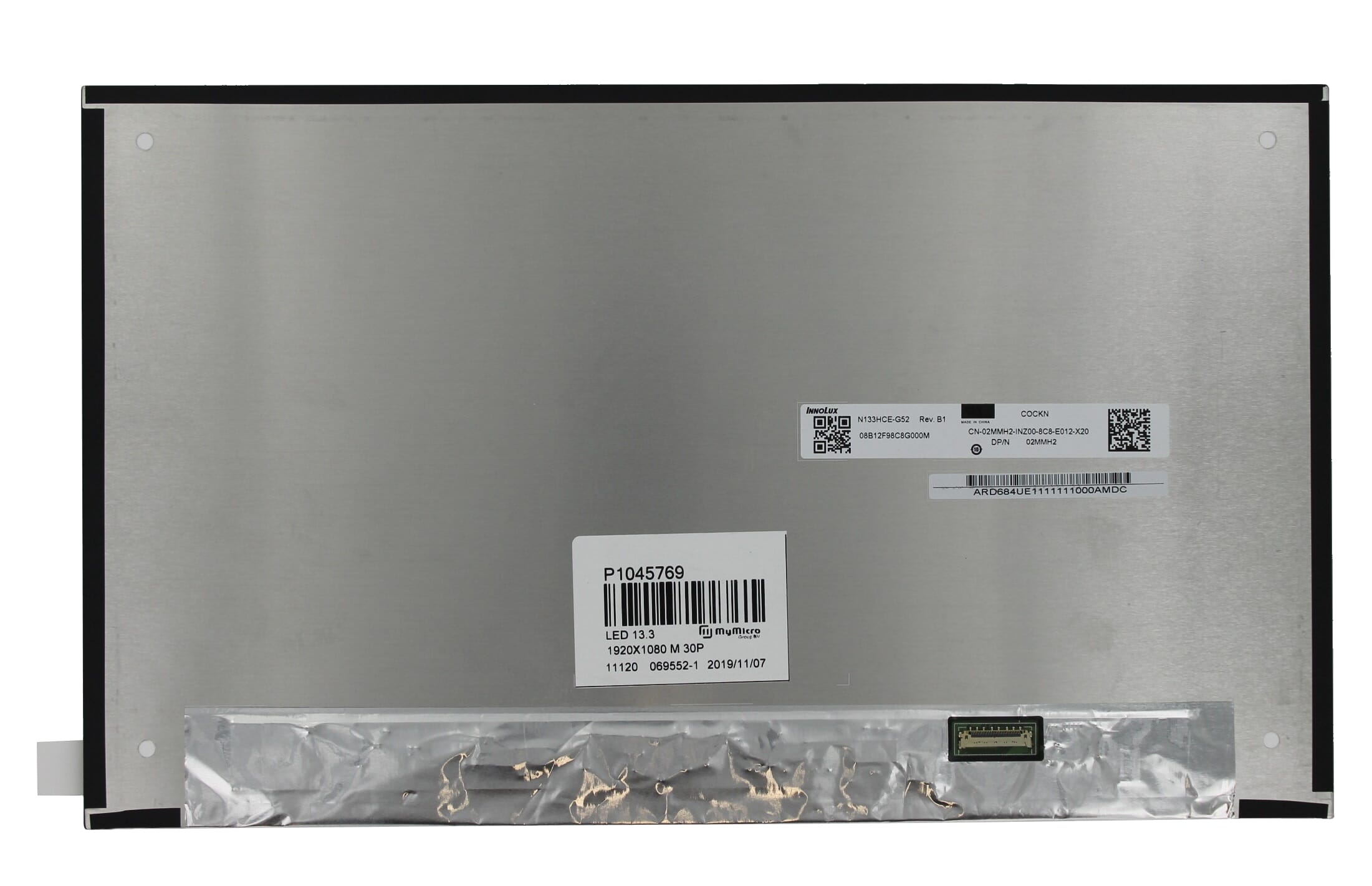 - 13.3 Inch LCD Scherm 1920x1080 Mat 30Pin eDP IPS 17mm