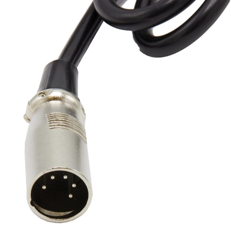 - Acculader E-bike 42V 2A 5-polig XLR