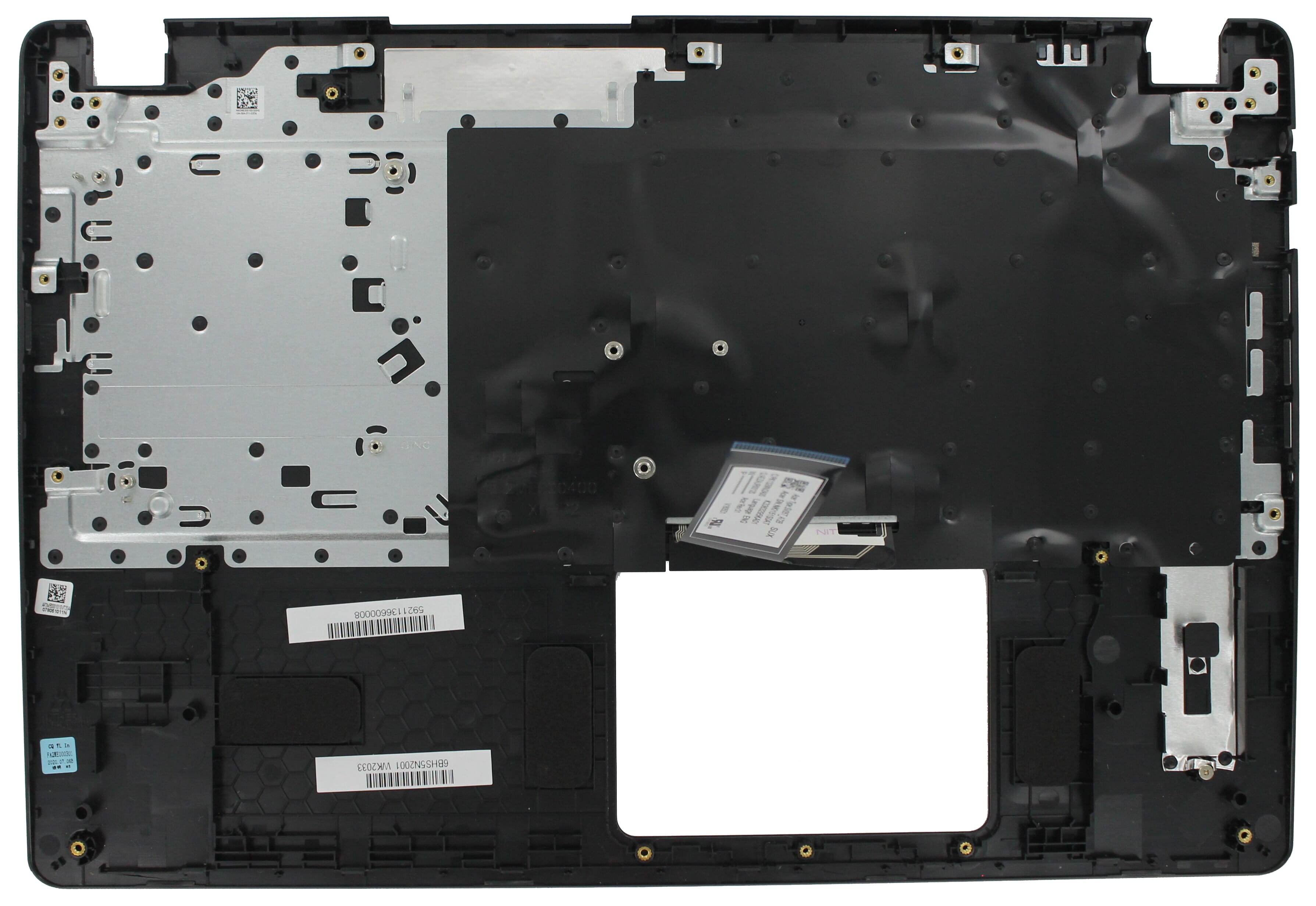 Ty - Ty Acer laptop toetsenbord qwer us + top cover - zwart