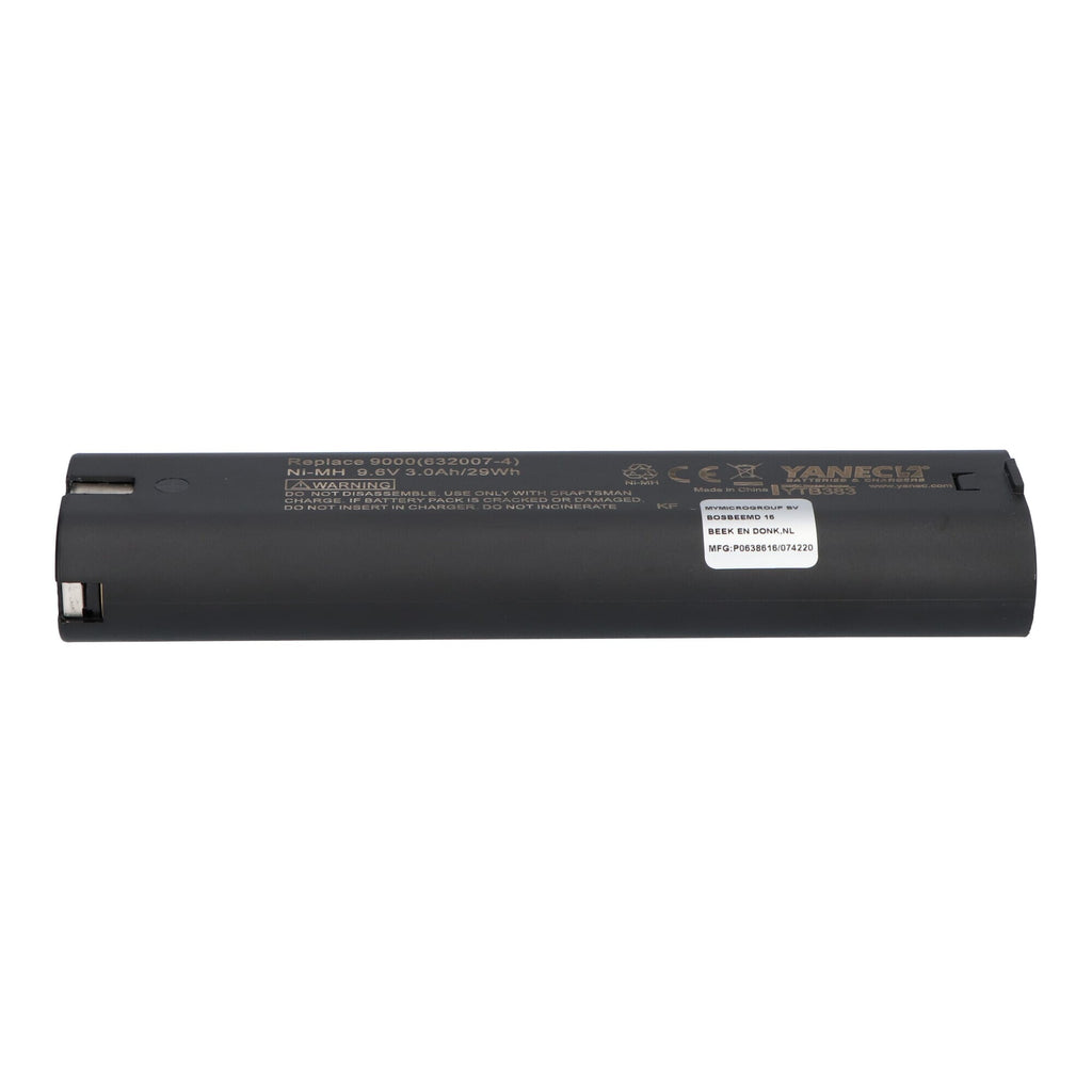 Ryobi yanec gereedschap accu 9.6v 3ah ni-mh voor makita intern