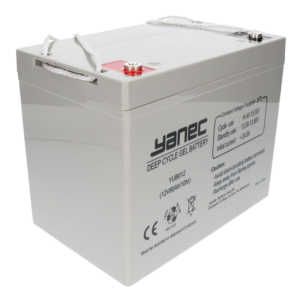 Yanec gel accu 12v 80ah