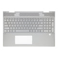 Ty - Ty Hp laptop toetsenbord qwer us + top cover - zilver