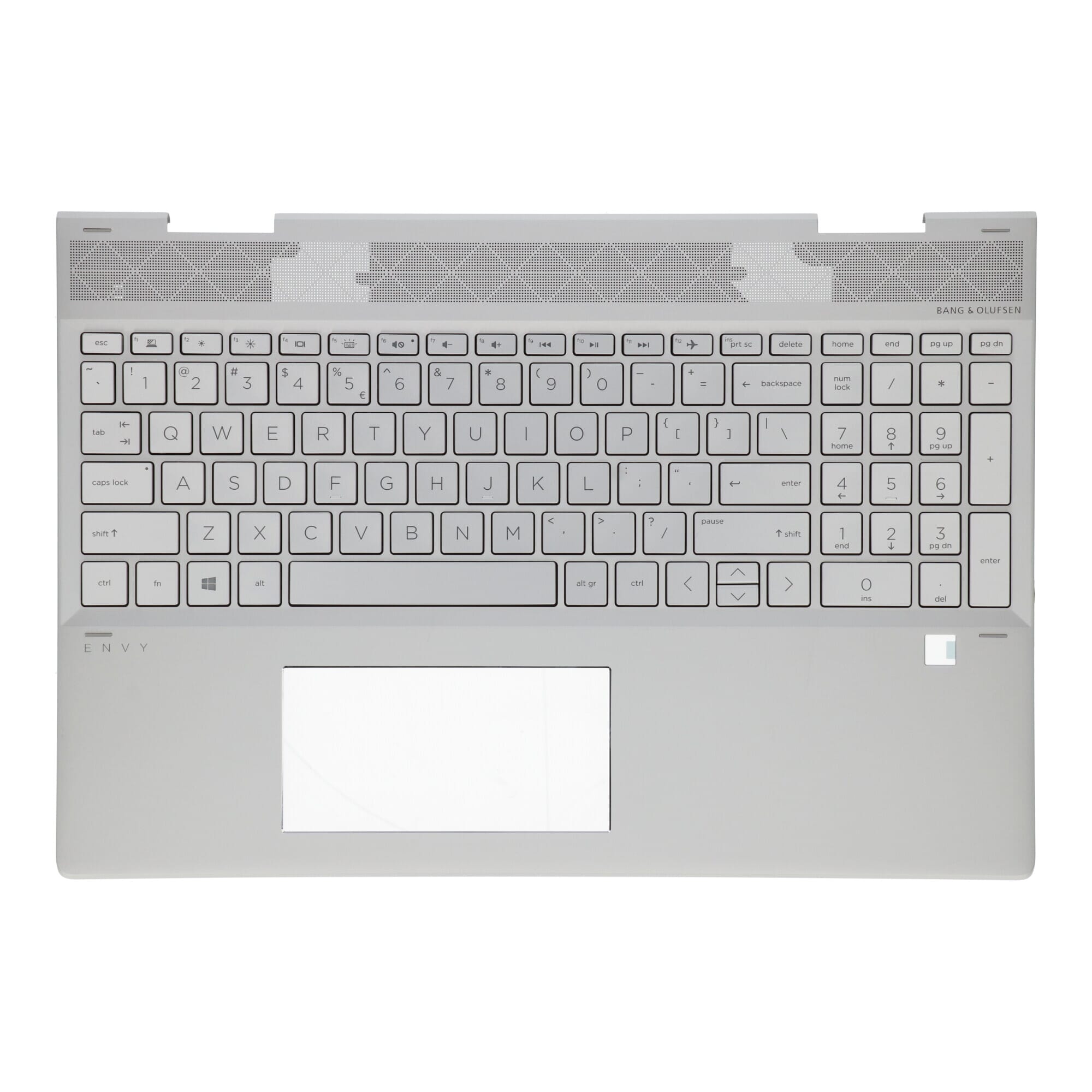 Ty - Ty Hp laptop toetsenbord qwer us + top cover - zilver