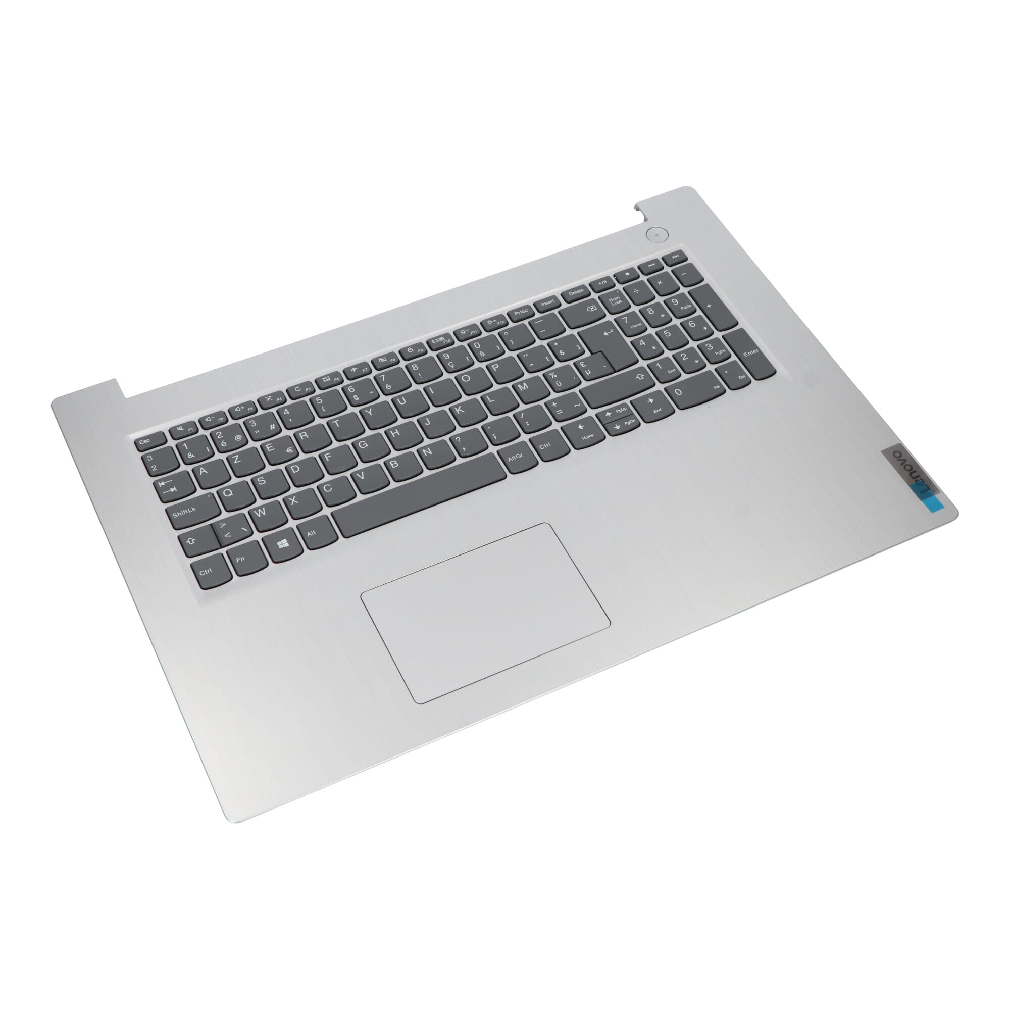 Lenovo laptop toetsenbord azerty be + top cover - grijs
