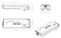 Bosch powerpack lite 360wh bagage e-bike vision (bes2)